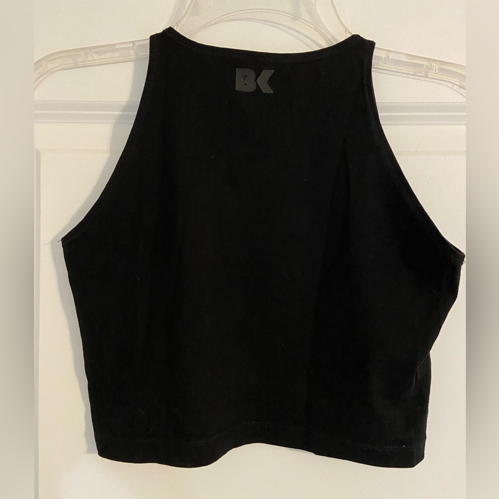 BK crop top, black, size Large - Picture 3 of 4